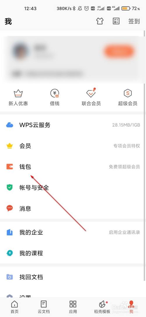 WPS怎么打开会员自动续费