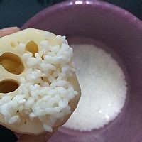 红糖桂花糯米藕的做法