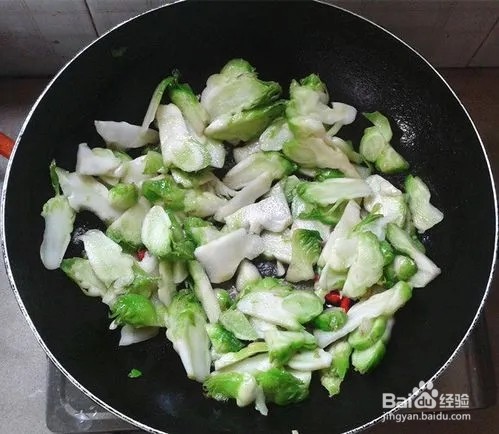 儿菜炒培根