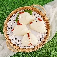 可爱到爆的小鸡馒头饼夹