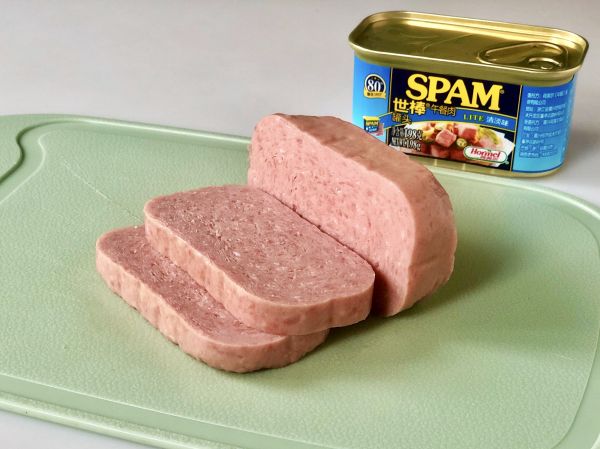 午餐肉杂粮饭团