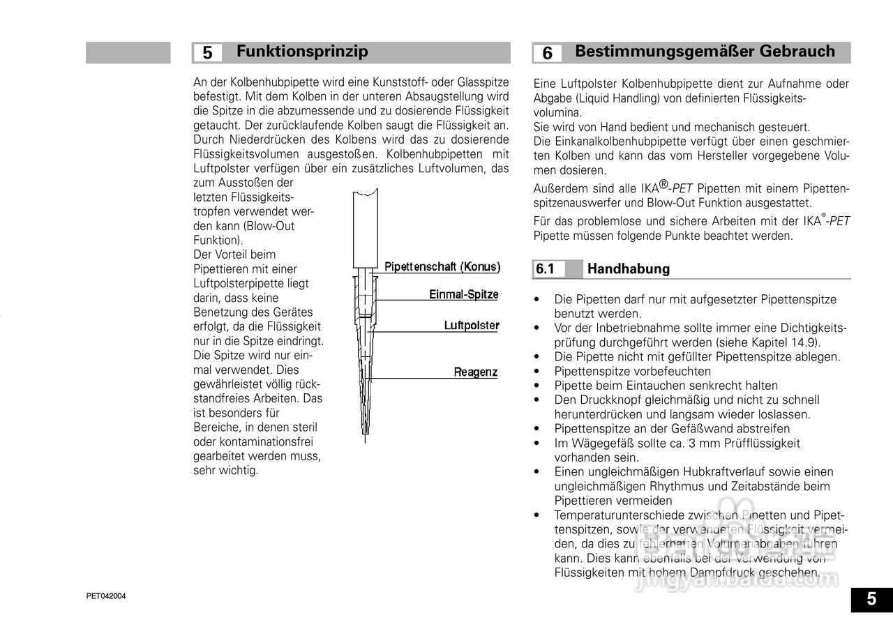 IKA IKA®-PET 50µl 定量移液器说明书:[1]