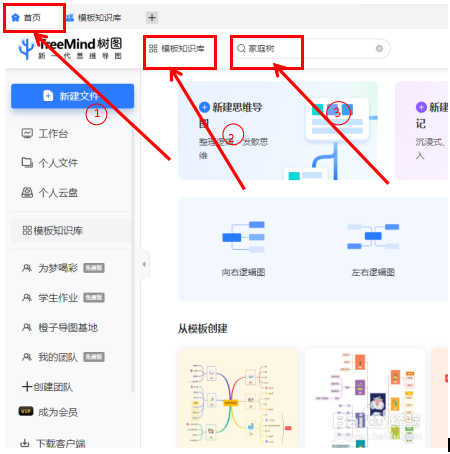 TreeMind树图怎么绘制家庭树