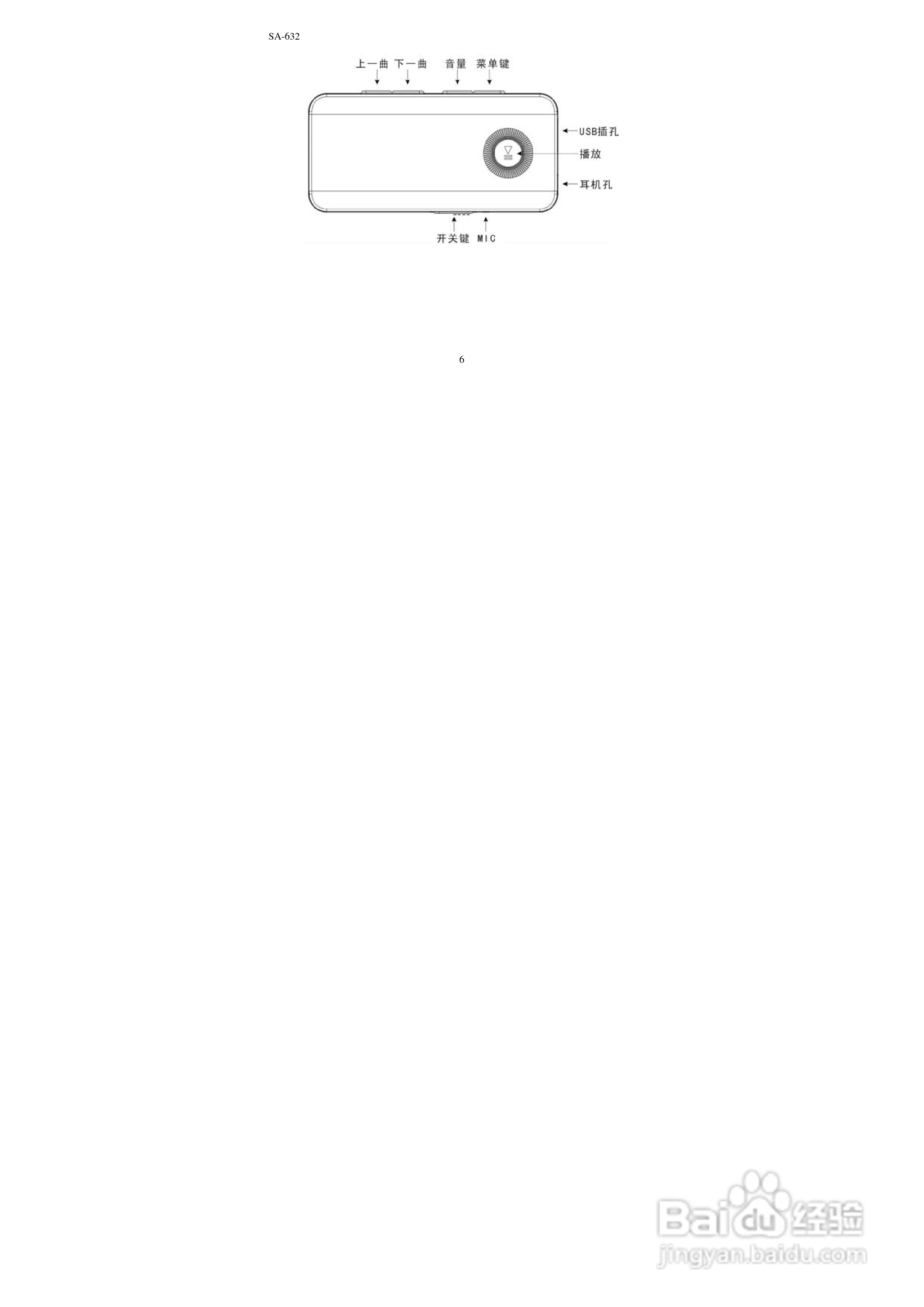 索爱SA-631 MP3播放器使用说明书:[1]