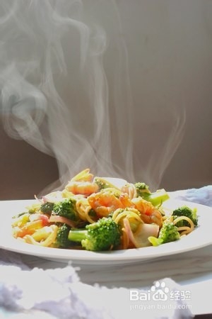 虾油虾仁意大利面