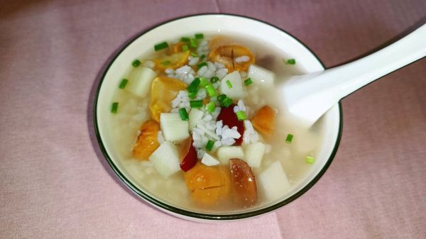 板栗山药红枣粥