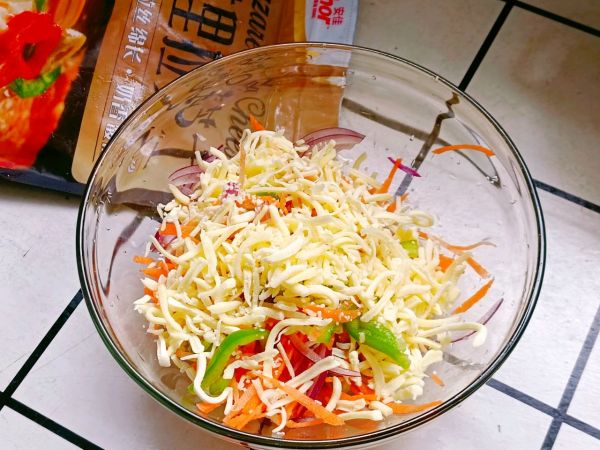 芝士时蔬炸猪排