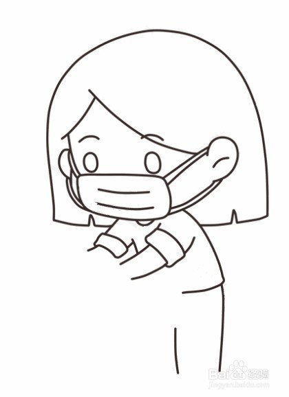 讲卫生,勤洗手简笔画