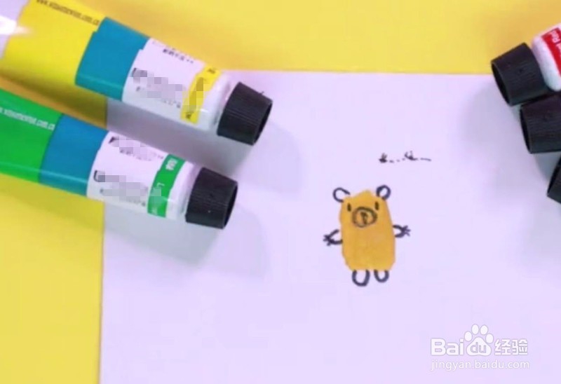 创意手指作画法/简单的创意星空画法!