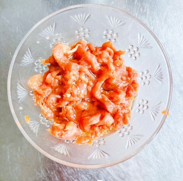 冬笋肉丝炒白菜