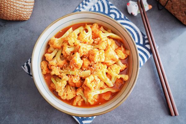 茄汁豆泡花椰菜