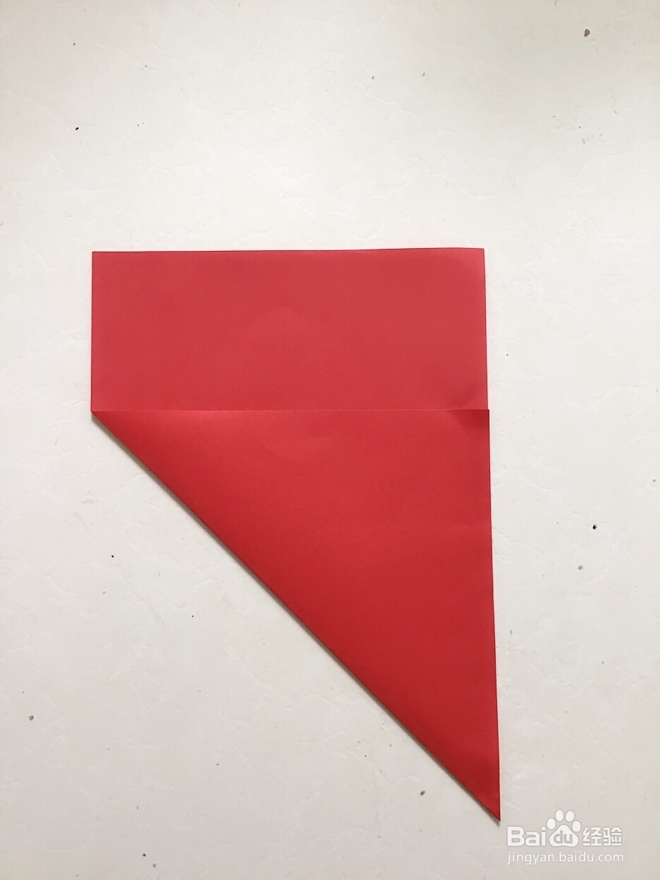 如何用纸折狼牙棒