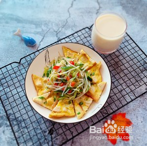 葱香全麦吐司煎蛋的制作方法