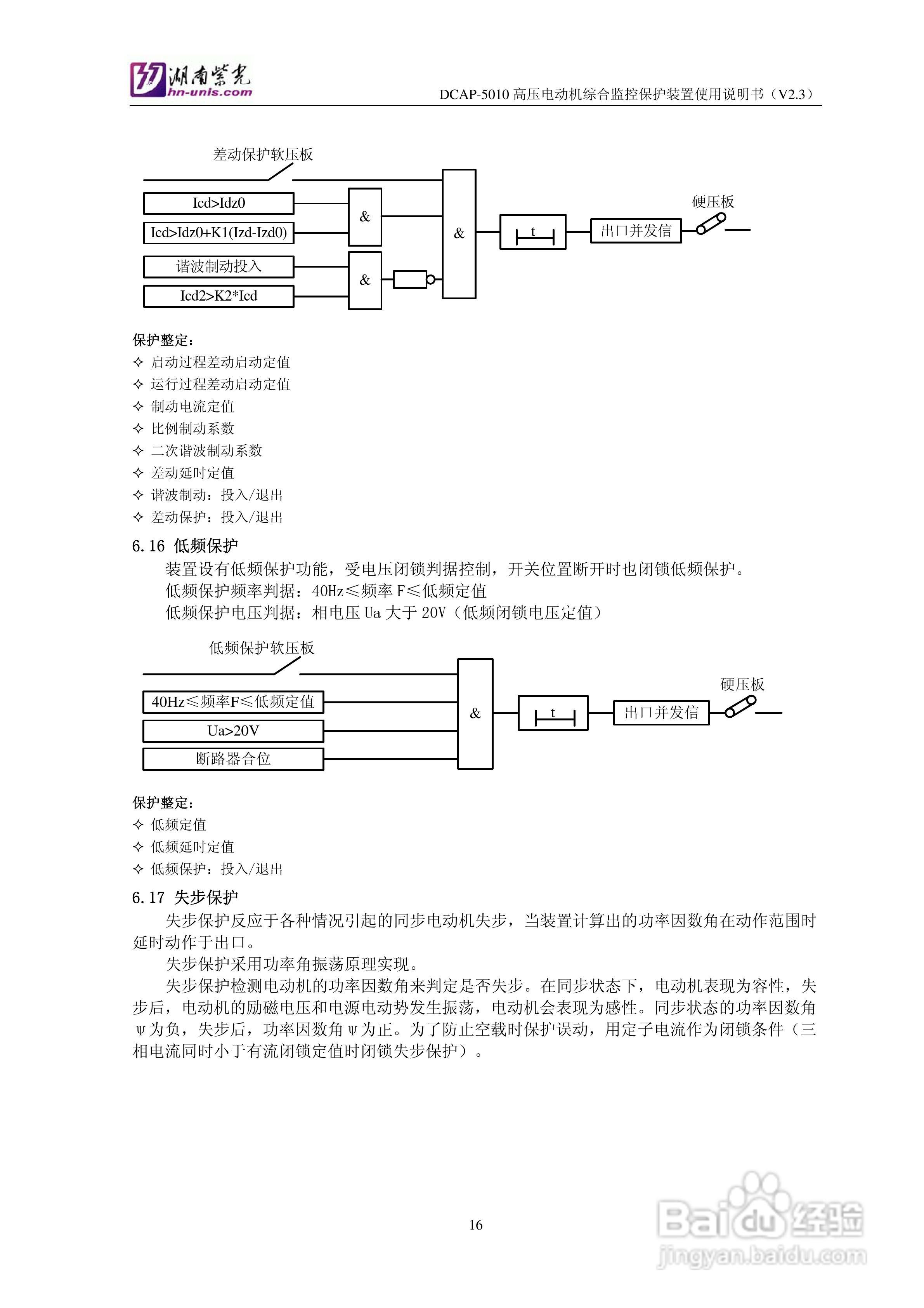 紫光DCAP-5010高压电动机综合监控保护装置使用说明书:[2]