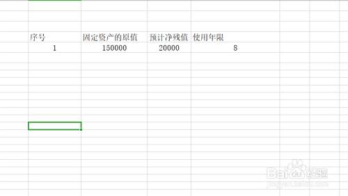 Excel如何计算固定资产折旧 年数总和法 百度经验 Excel如何计算固定资产折旧 年数总和法 百度经验
