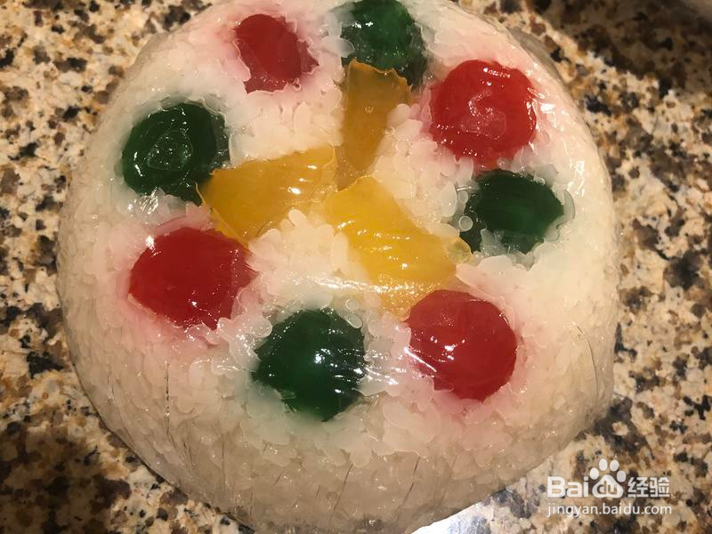 加国无蜜饯版八宝饭的做法