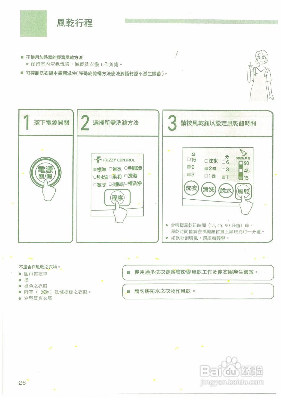 日立SF-160HJ洗衣机使用说明书:[3]