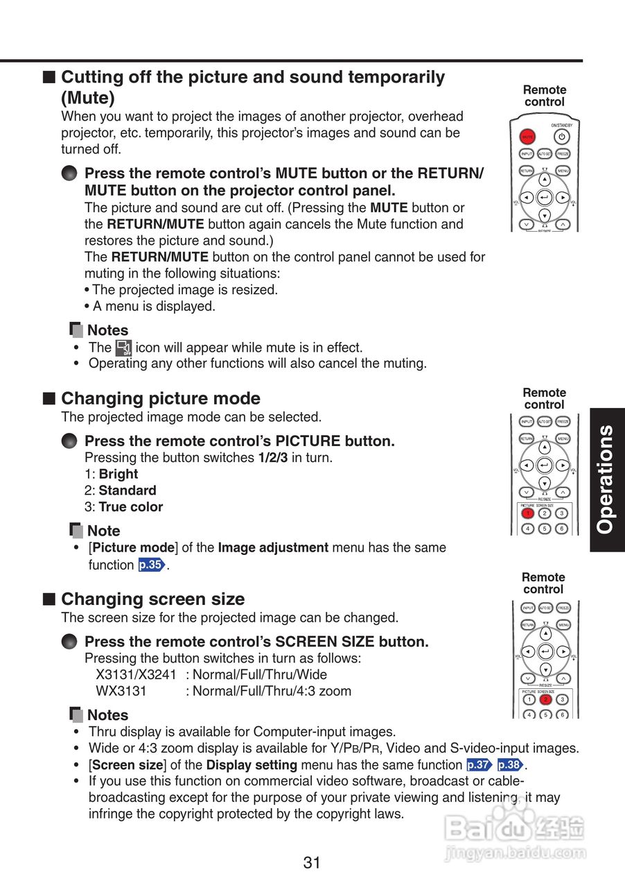 理光PJ X3241投影机使用说明书:[4]