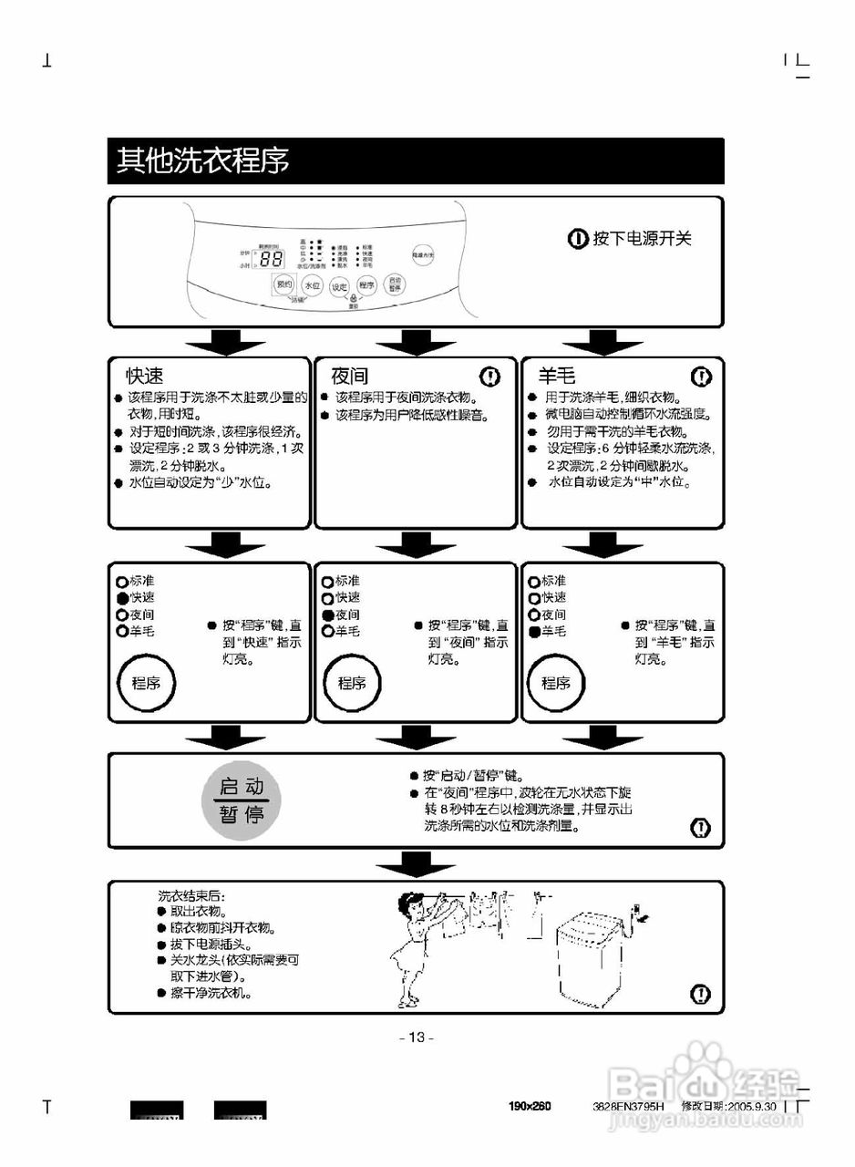 LG XQB55-178F洗衣机使用说明书:[2]