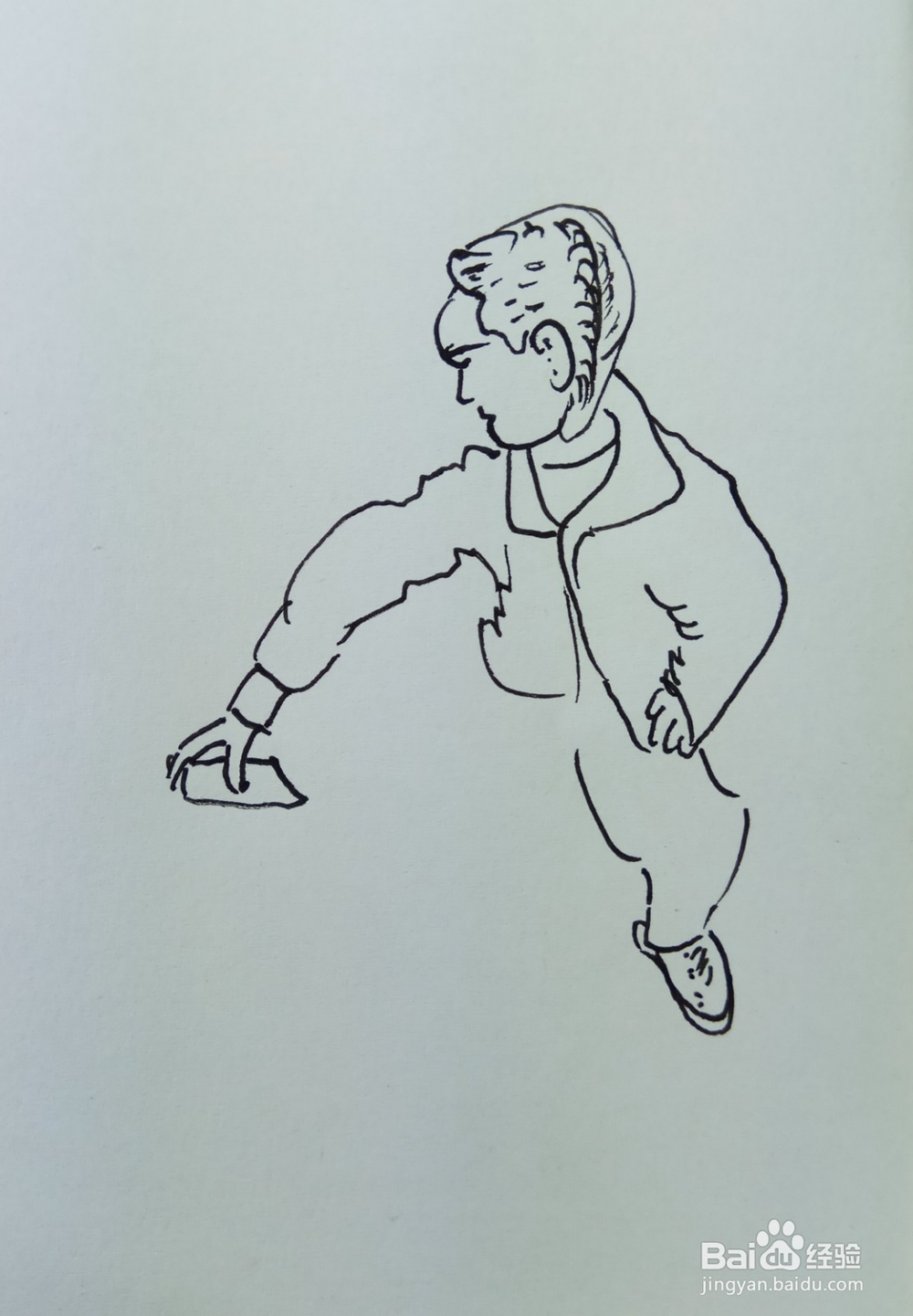 怎样画儿童简笔画拿走凳子上的好吃东西？