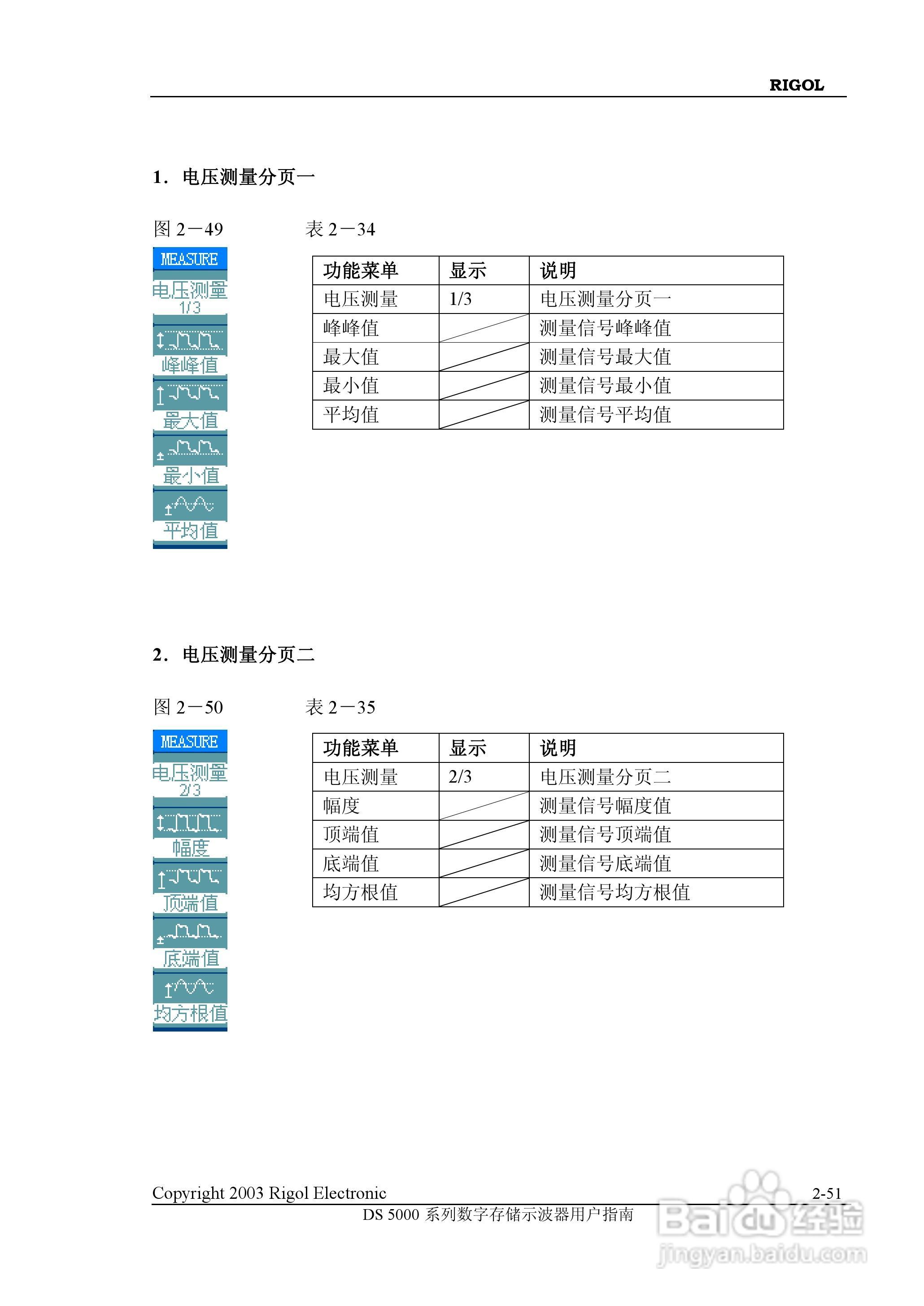 RIGOL DS-5000数字存储示波器用户手册:[8]