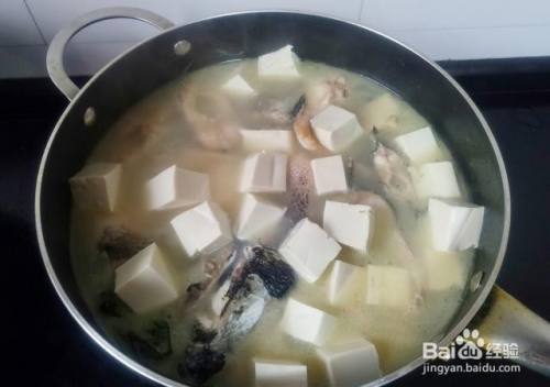 家庭自制黑鱼豆腐汤