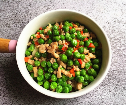 豌豆炒肉末的做法-百度经验