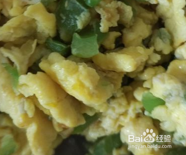 青椒炒鸡蛋的做法