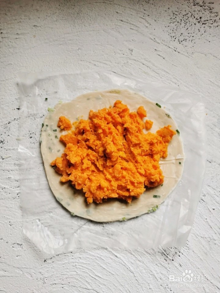 芝士红薯手抓饼的做法