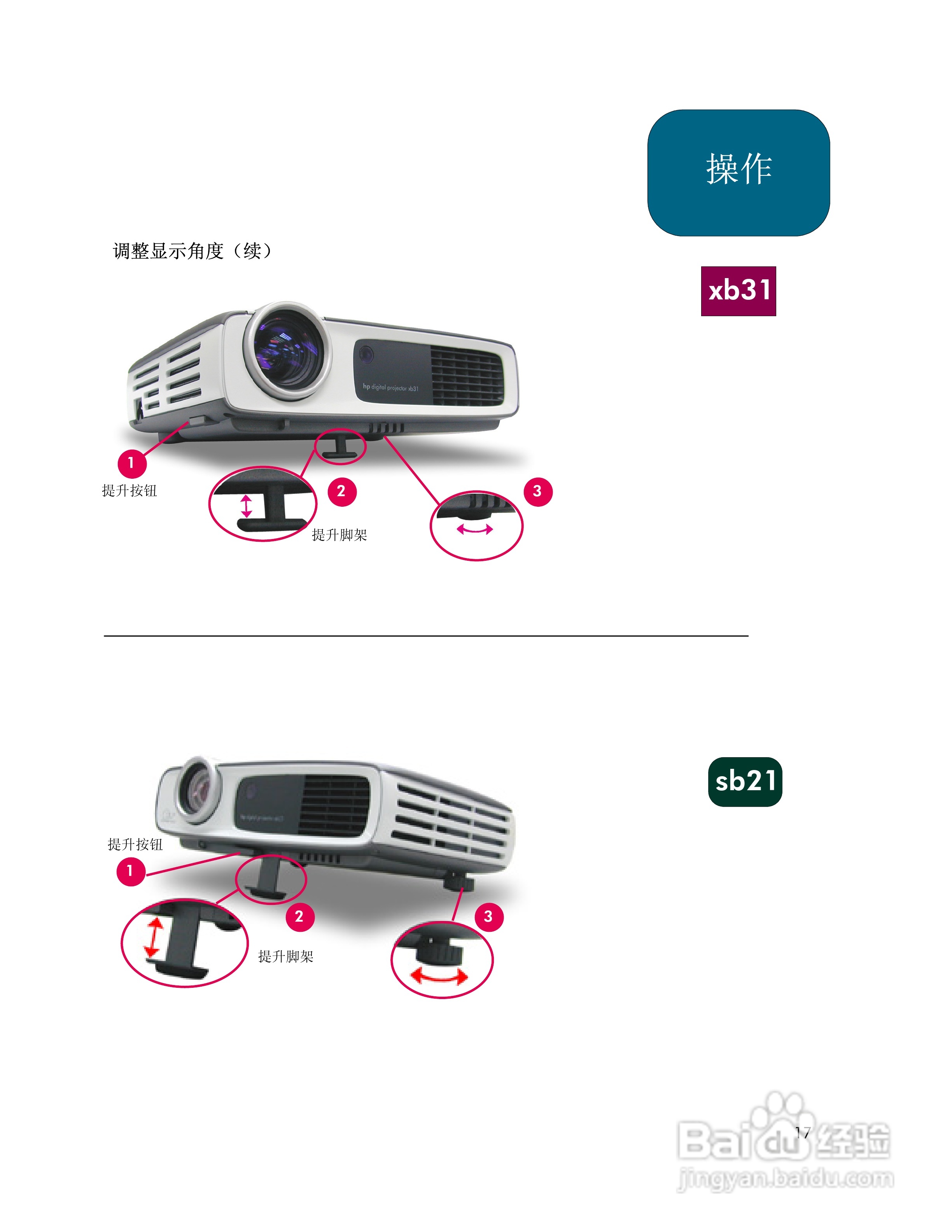 惠普(康柏) HP xb31 Digital Projector投影机说明书:[2]