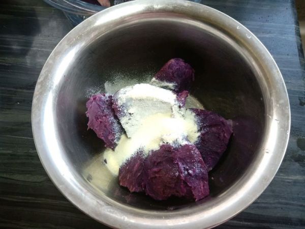 香甜美味，芝士焗紫薯