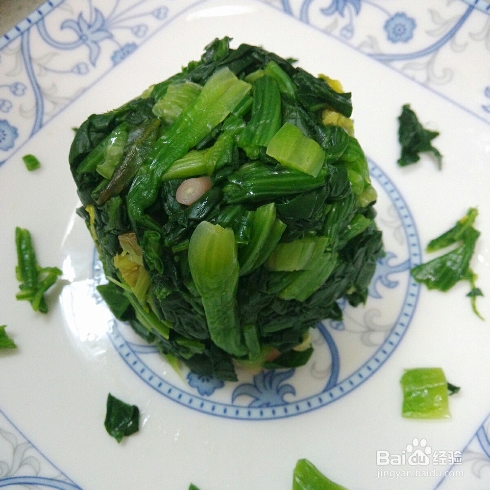 怎么吃都不腻的花生酱拌菠菜