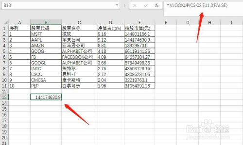 vlookup函数的使用方法及实例