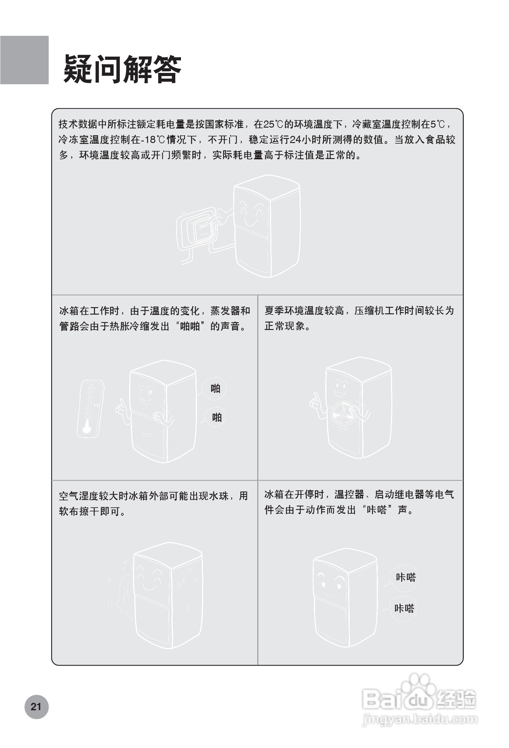 海尔节能冰箱BCD-208K/A型说明书:[1]