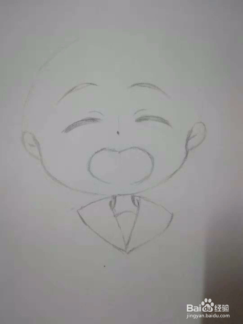 尖叫的3头身Q版漫画水手服少女人物手绘自学教程