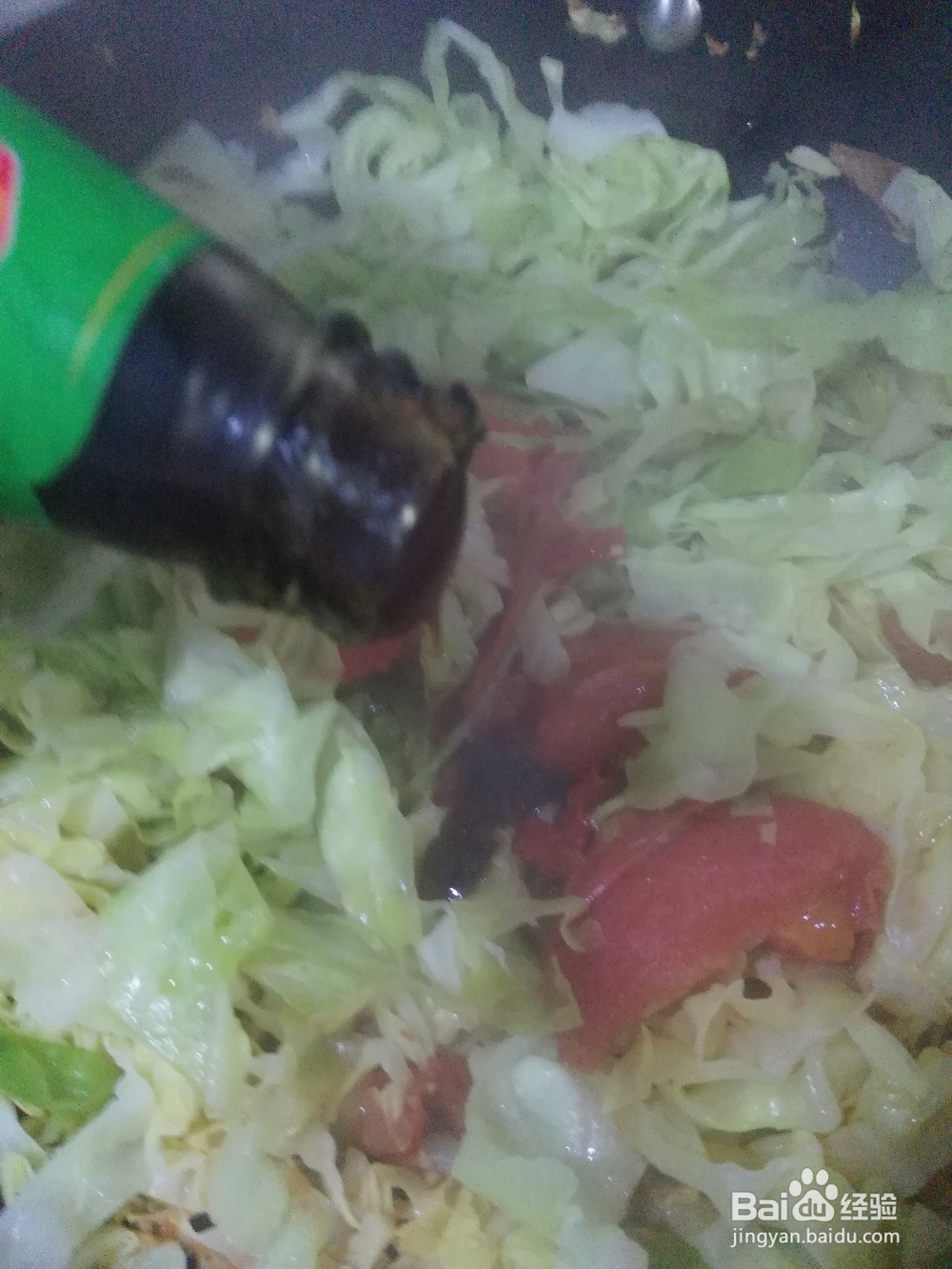 美颜食谱：番茄炒包菜