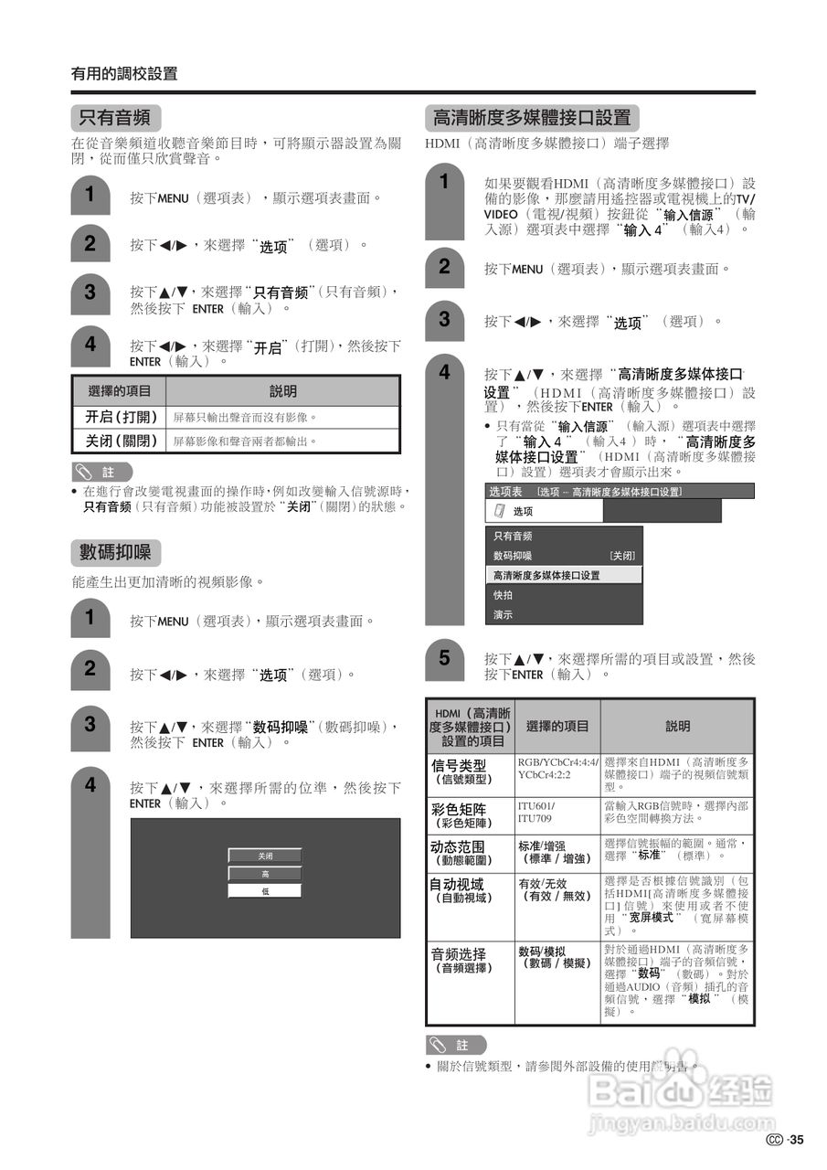 声宝LC-37AF3H型液晶电视机说明书:[4]