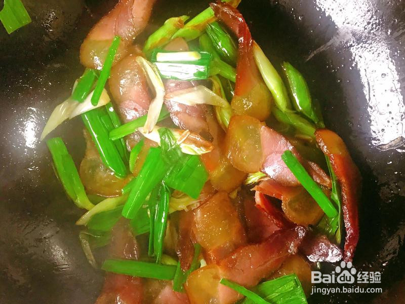 腊肉炒菜合集的做法