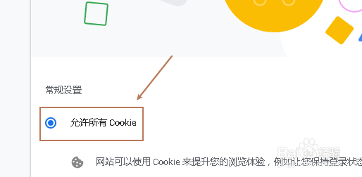 极速浏览器允许所有Cookie