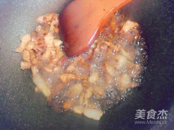肉烧豆腐白菜锅