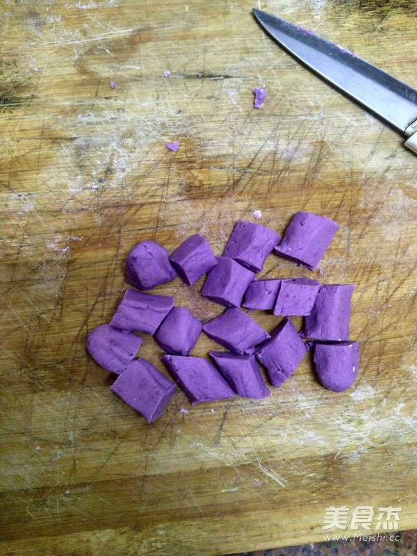 紫薯圆的家常做法