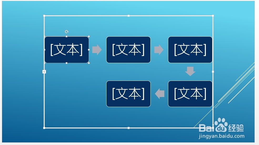 PPT2013如何插入列表图、流程图、层次结构图等