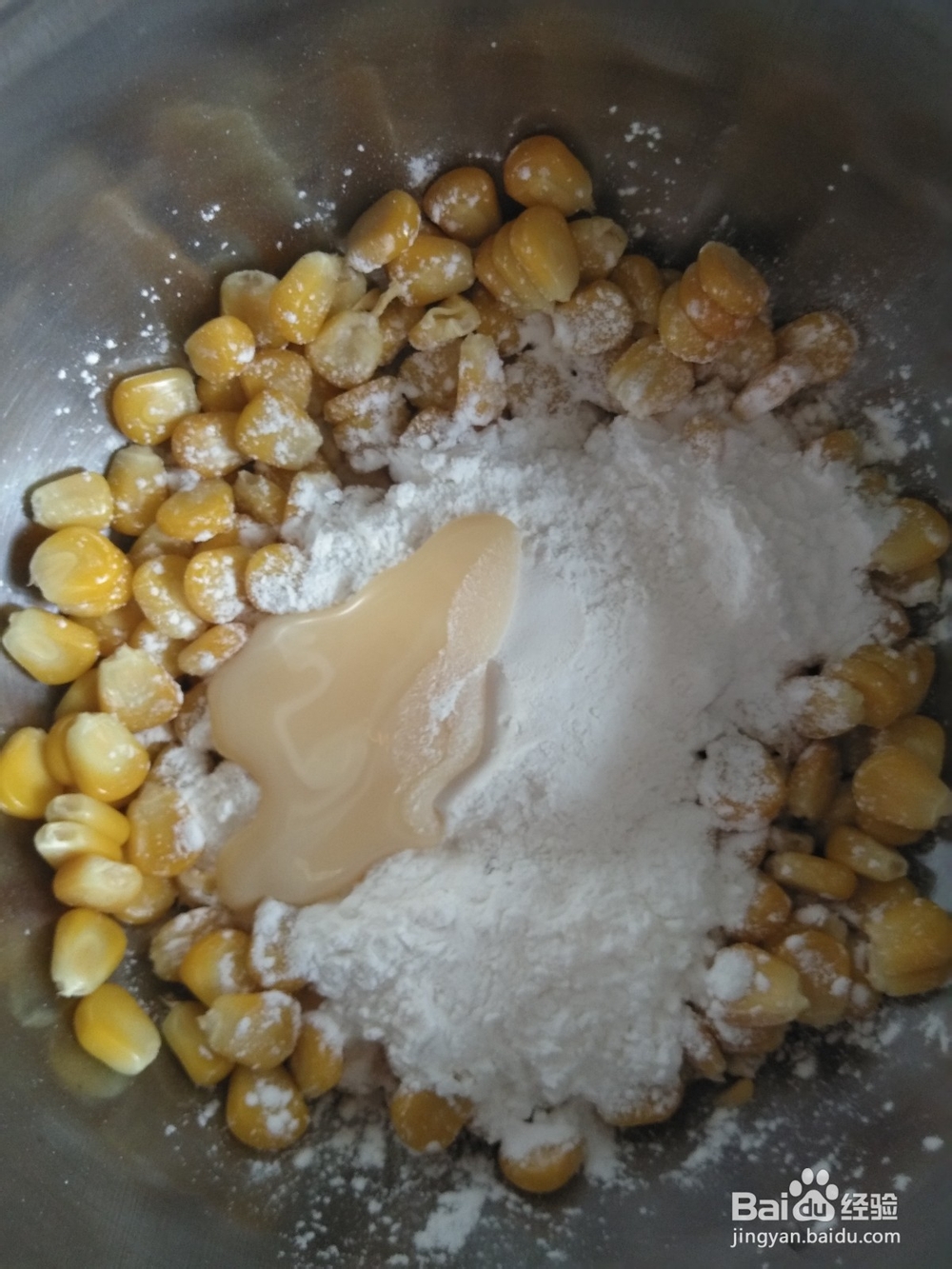 怎么自己在家做美味好吃的少油版玉米烙饼?