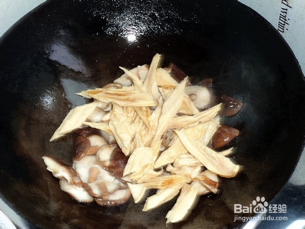 腐竹香菇炒黄瓜