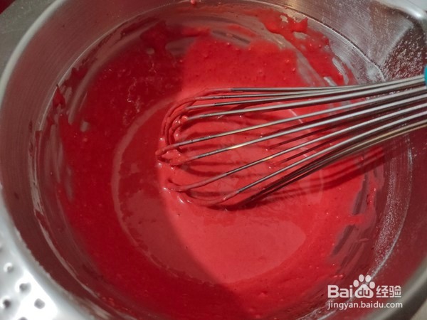 红丝绒戚风蛋糕的做法