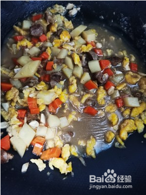 火腿素菜面疙瘩汤的家常做法