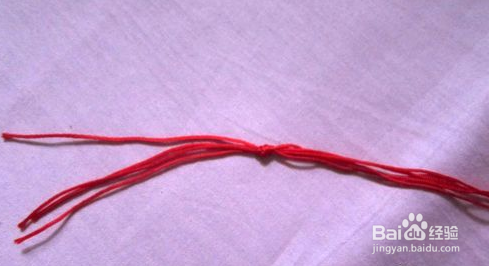 藏族绳子手链编织方法