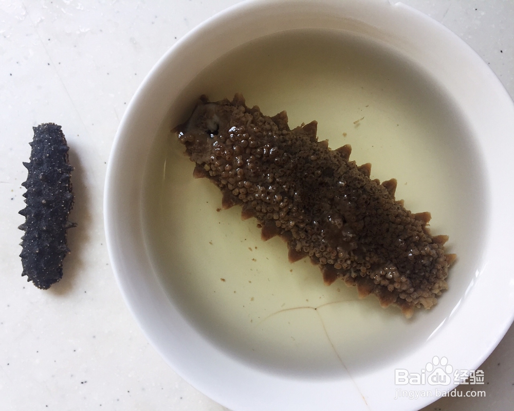妈妈给我做小米海参粥