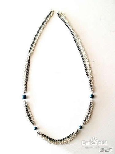 打造珍珠条纹项链