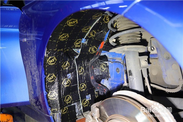 宝马16款328i胎噪隔音处理过程分享